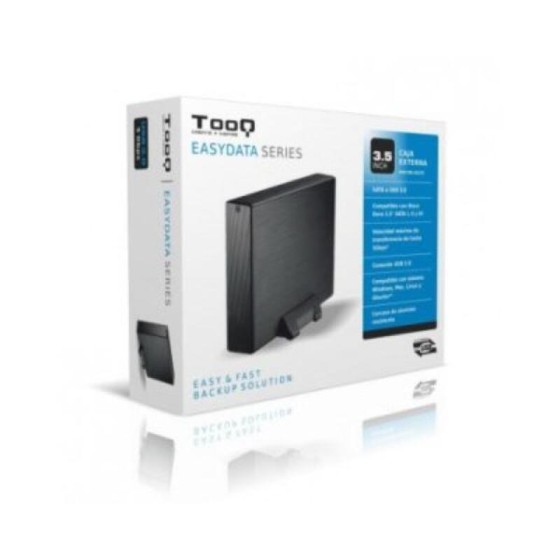 Boîtier Externe TooQ TQE-3527B HDD 3.5" SATA III USB 3.0 Noir