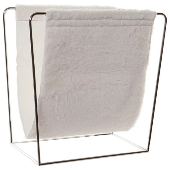 Porte-revues DKD Home Decor Polyuréthane Coton Métal (40 x 20 x 38 cm)