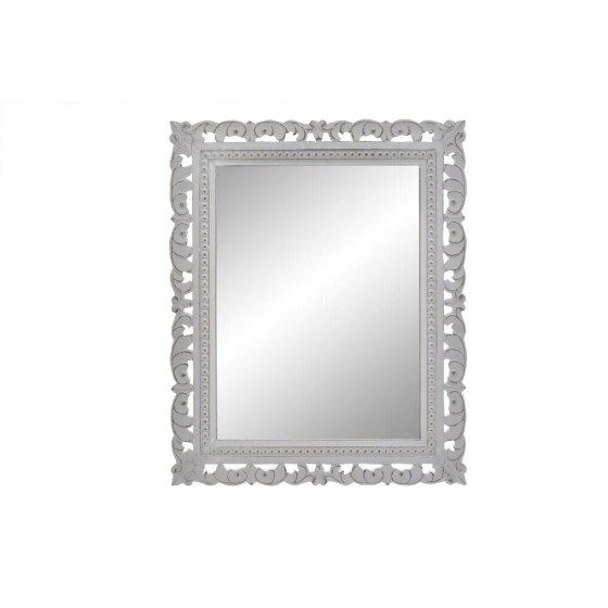 Miroir mural DKD Home Decor Blanc Verre Bois MDF (65 x 3.5 x 80 cm)