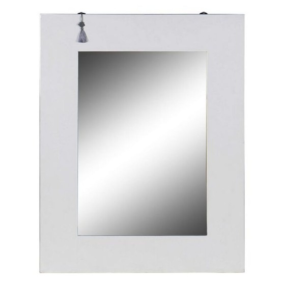 Miroir mural DKD Home Decor Oriental Blanc Sapin (70 x 2 x 90 cm)