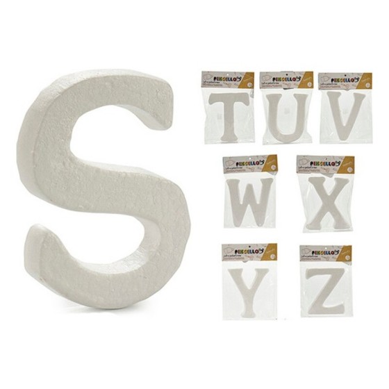 Lettres STUVWXYZ Blanc...