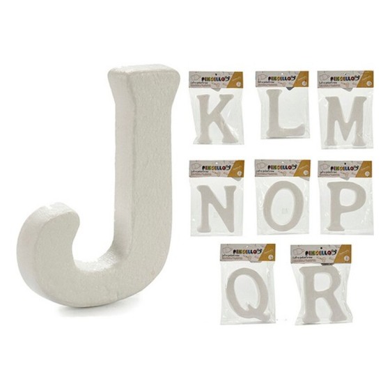 Lettres JKLMNOPQR Blanc...