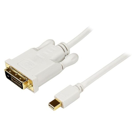 Adaptateur Mini DisplayPort vers DVI Startech MDP2DVIMM3W          Blanc 90 cm 0,9 m