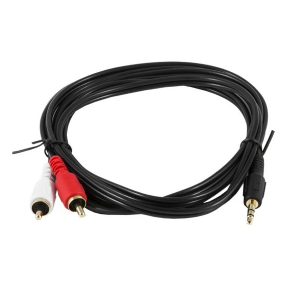 Câble Audio Jack (3,5 mm) vers 2 RCA Silver Electronics 93029 2 m