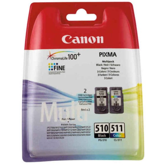 Cartouche d'encre originale Canon PG-510/CL-511 Multi Pack