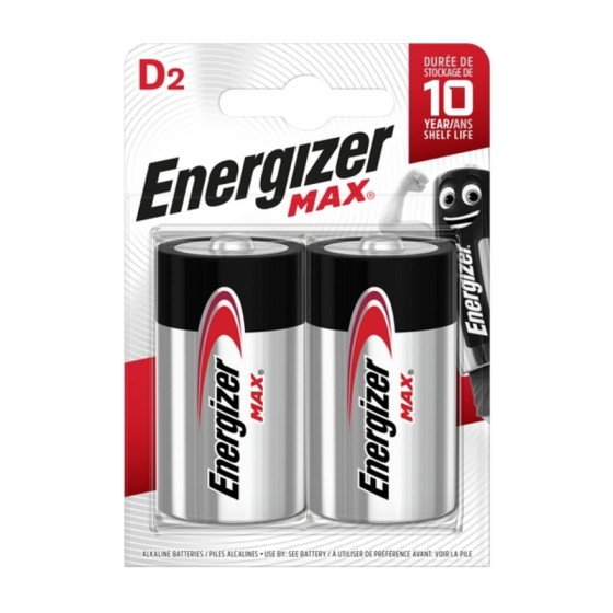 Batteries Energizer Max LR20 (2 pcs)