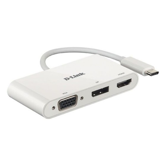 Hub USB 3 Ports D-Link DUB-V310 Blanc