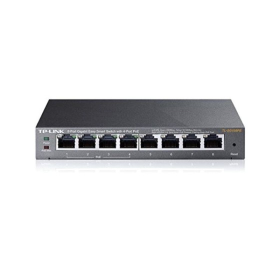 Commutateur Réseau de Bureau TP-Link TL-SG108PE PoE 16 Gbps