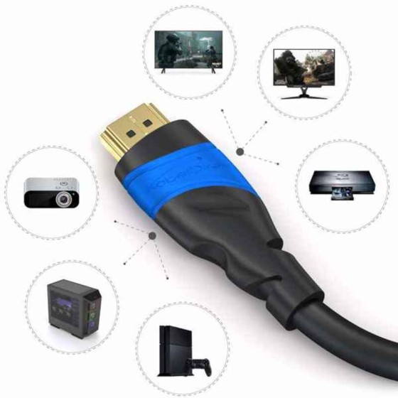 Câble HDMI 4K 3D 6m (Reconditionné A+)