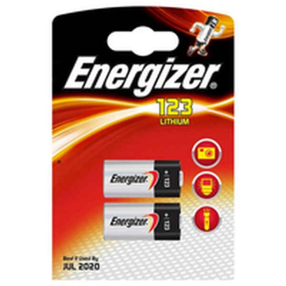 Batteries Energizer 123 Lithium (2 uds) (Reconditionné A+)