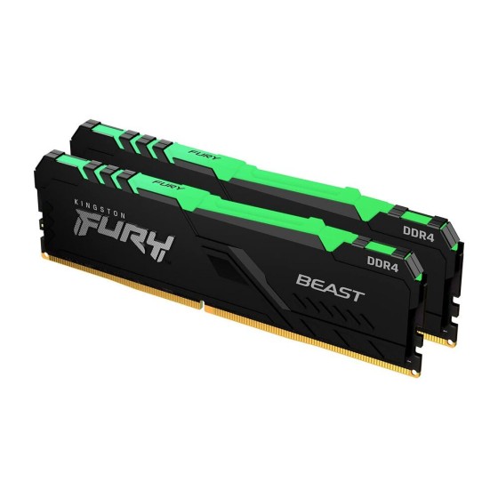 Mémoire RAM RGB Kingston Fury Beast KF432C16BBAK2/32 32 GB DDR4