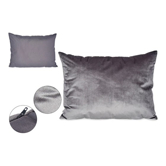 Coussin Velours Gris (45 x...