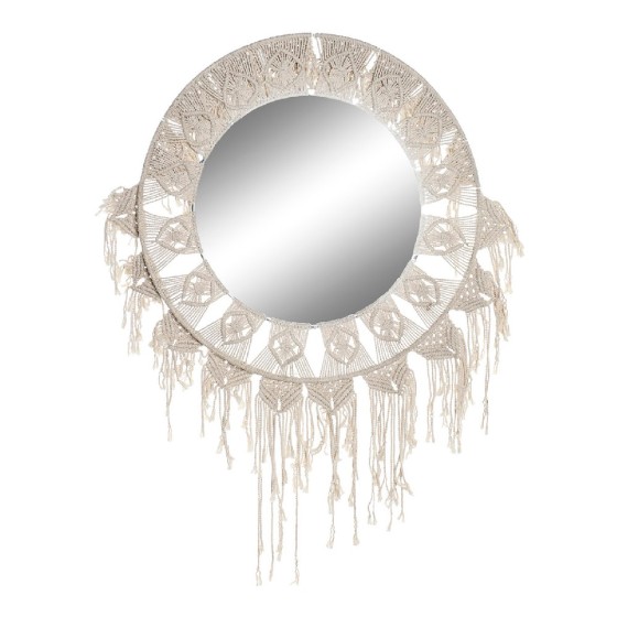 Miroir mural DKD Home Decor Coton (75 x 2 x 75 cm)