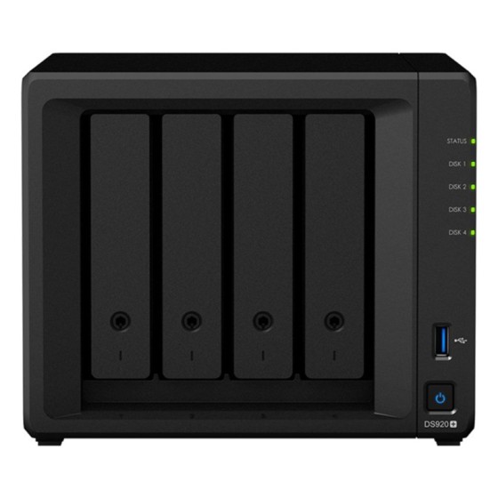 Stockage réseau Synology DS920+ Intel Celeron J4125 19,8 dB Noir