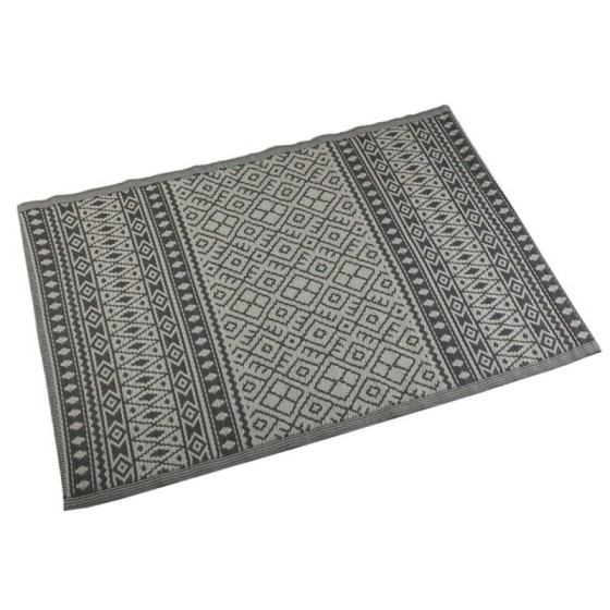 Tapis Mosaic Gris polypropylène (120 x 1 x 180 cm)