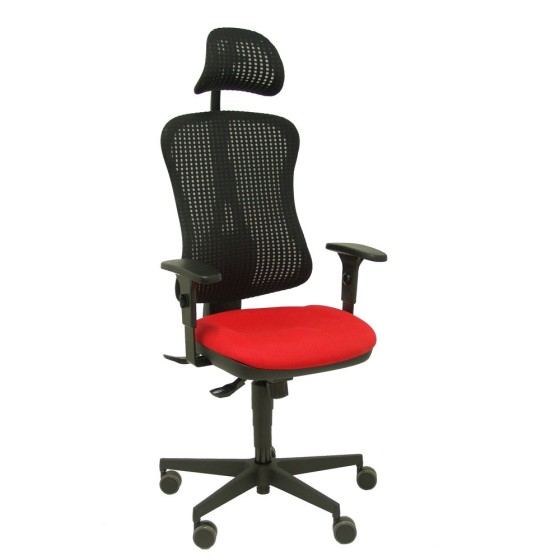 Chaise de Bureau avec Appui-tête Agudo P&C 350B23C Rouge