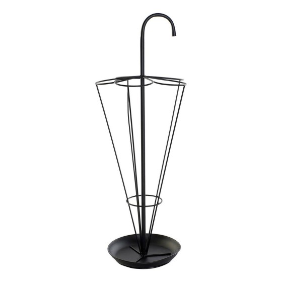 porte-parapluie DKD Home Decor Noir Métal (29 x 29 x 80 cm)