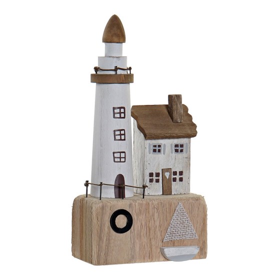 Figurine Décorative DKD Home Decor Phare MDF (14 x 7 x 27.5 cm)