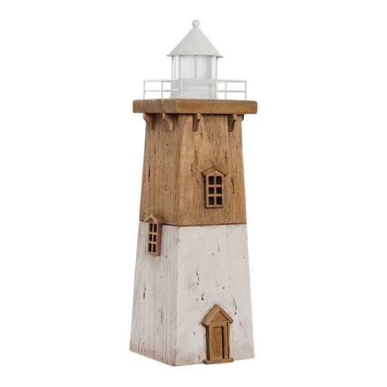 Figurine Décorative DKD Home Decor Phare Bois de paulownia (15.5 x 14.5 x 49.5 cm)