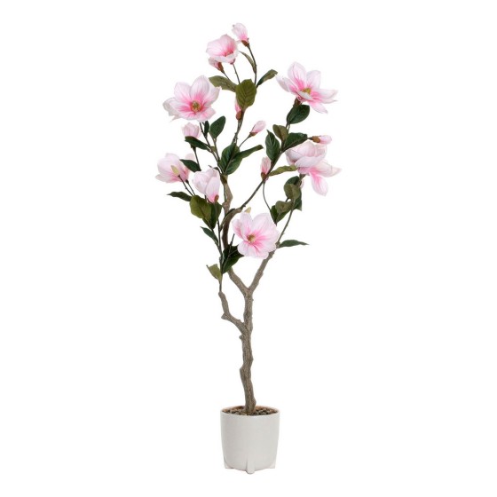 Plante décorative DKD Home Decor Magnolia Polyéthylène Dolomite (40 x 40 x 125 cm)