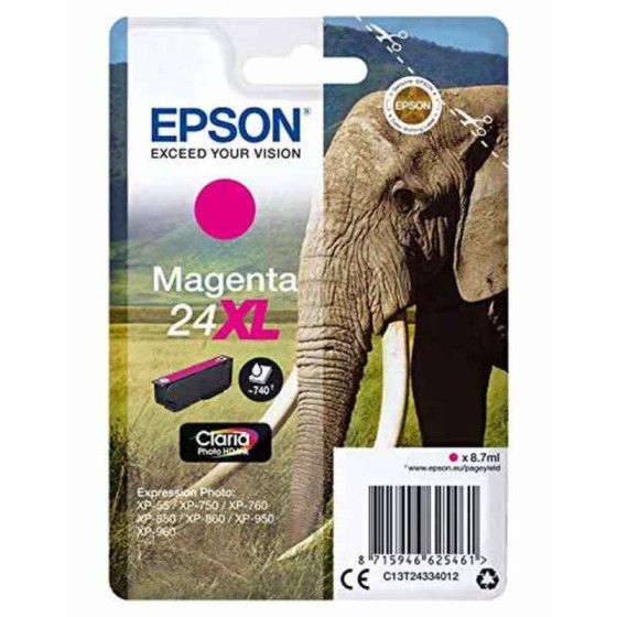 Cartouche d'encre originale Epson T2433 T24XL Magenta