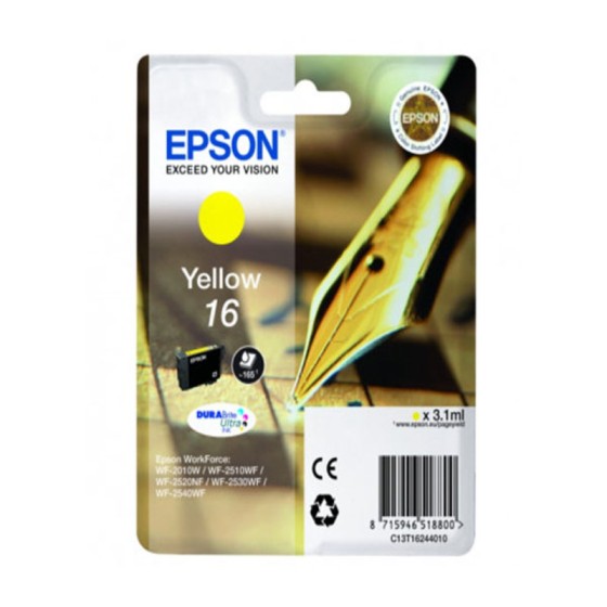 Cartouche d'encre originale Epson DURABRITE T16 Jaune