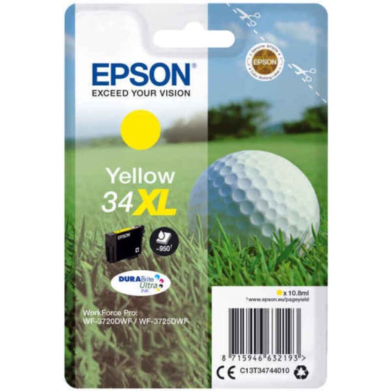 Cartouche d'encre originale Epson T3474 34XL Jaune