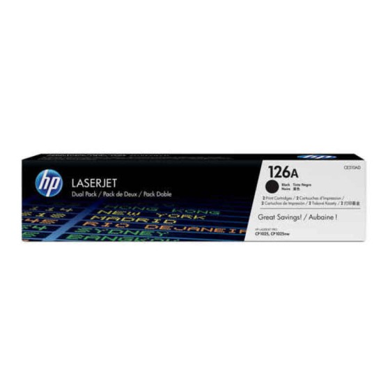 Toner original HP 126A Noir