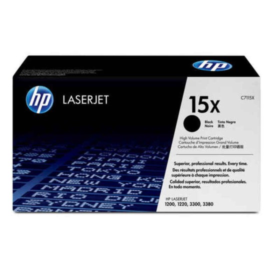 Toner original HP 15X Noir