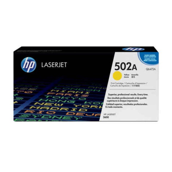 Toner original HP 501A Jaune