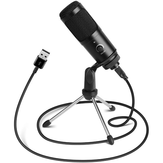 Microphone de Bureau Tripode USB (Reconditionné A+)