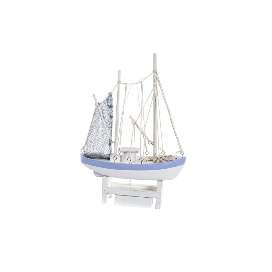 Figurine Décorative DKD Home Decor Bois Barco (28 x 8 x 40 cm)