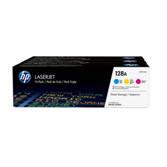 Toner original HP 128A Tricolore