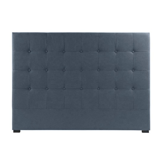 Tête de lit DKD Home Decor Bleu Polyester Bois MDF (159 x 8 x 119 cm)