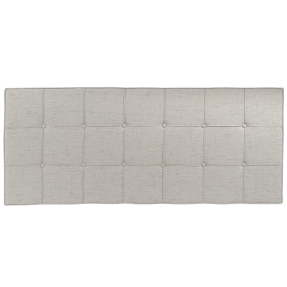 Tête de lit DKD Home Decor Gris Polyester Bois d'hévéa (160 x 7 x 65 cm)