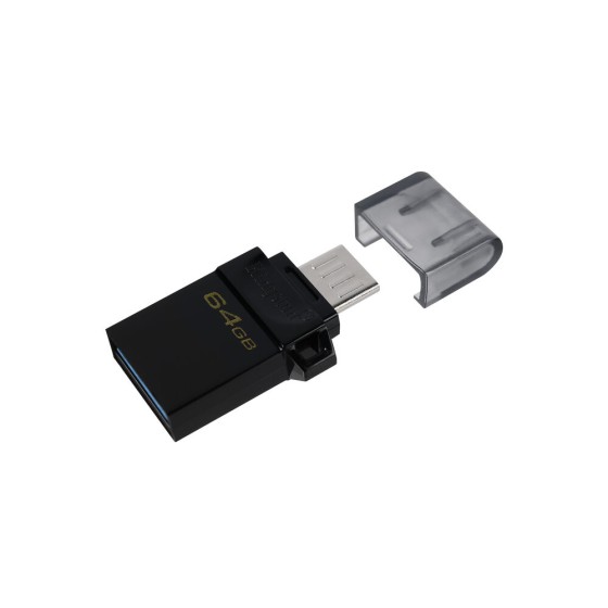 Clé USB Kingston DTDUO3G2/64GB        Noir 64 GB