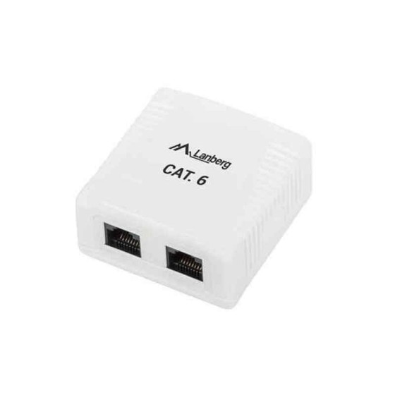 Connecteur RJ45 Catégorie 6 UTP Lanberg OU6-0002-W