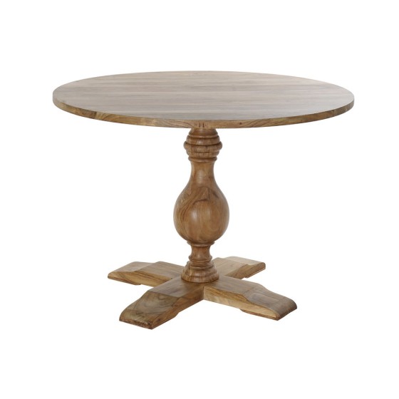 Table de Salle à Manger DKD Home Decor Acacia (105 x 105 x 76 cm)