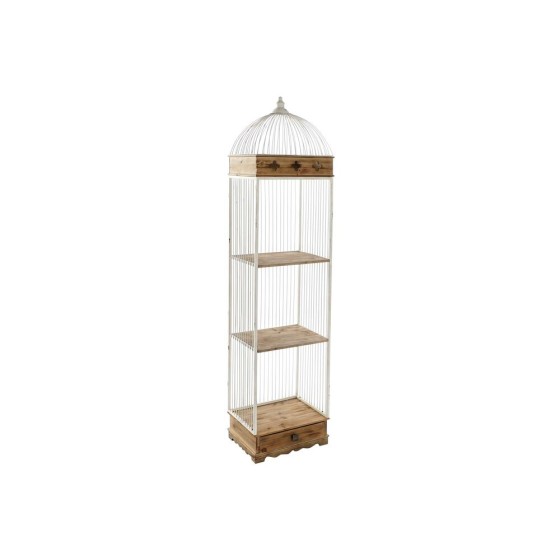 Étagère DKD Home Decor Blanc Bois Métal (41 x 31 x 173 cm)